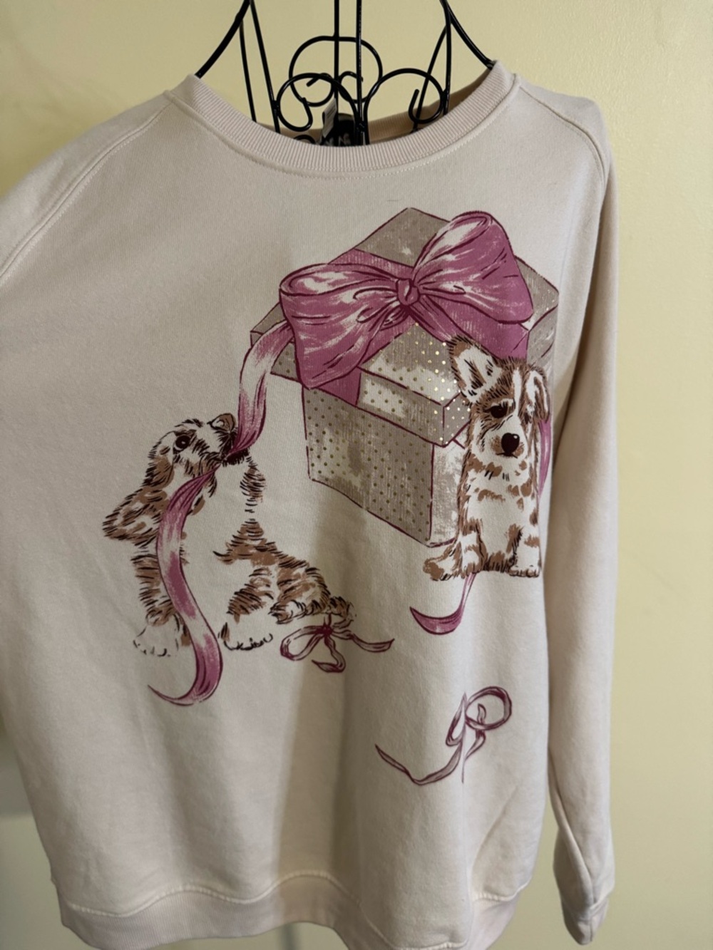 NWT Maeve by Anthropologie Animal Friends Crew Neck Sweatshirt Size Large - Picture 4 of 9